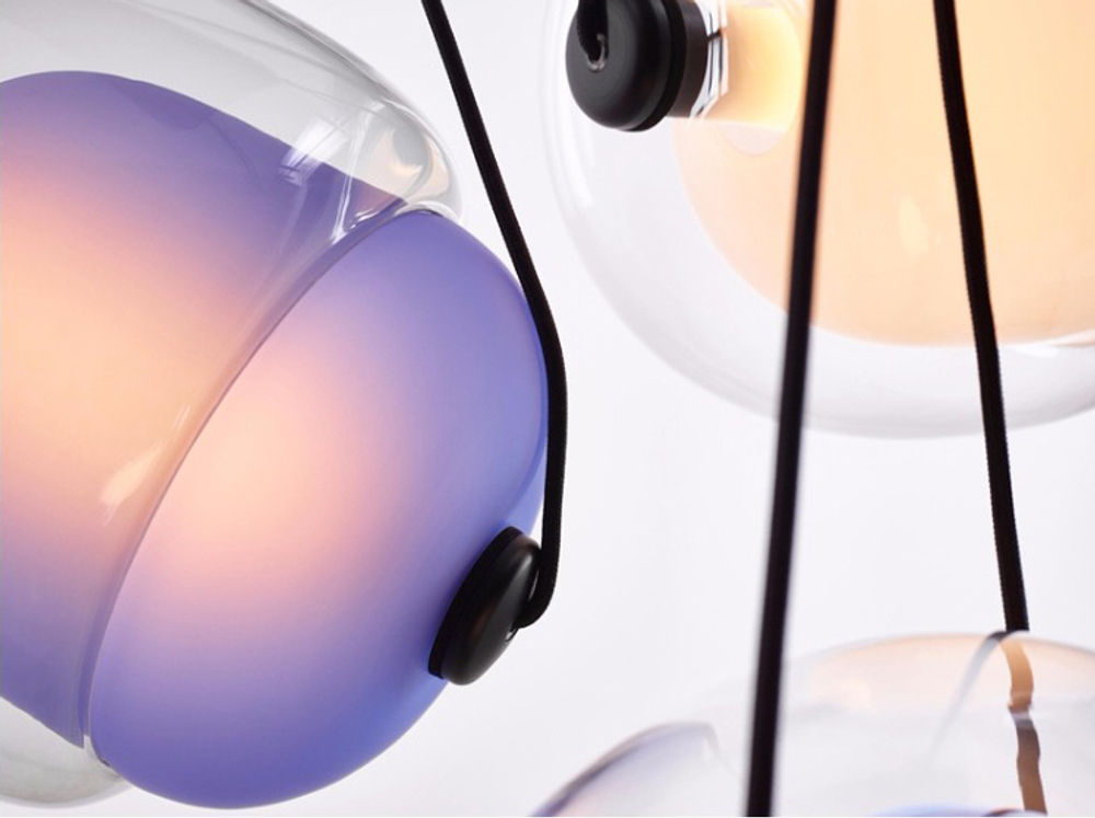 Pendant design lamp  Capsula by Brokis (Yellow)