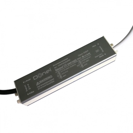 Donel блок питания 40Вт, DC24В, 1.66А, IP67, 140x30x20мм, серия:DN8HF