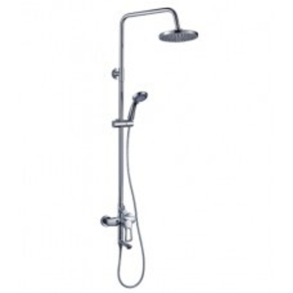 Смеситель RS27-46 Rossinka для душа, лейка верхняя поворотняя Тропический дождь 190*290мм