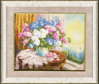 "Душистая сирень"-ЛЦ-074 вышивка