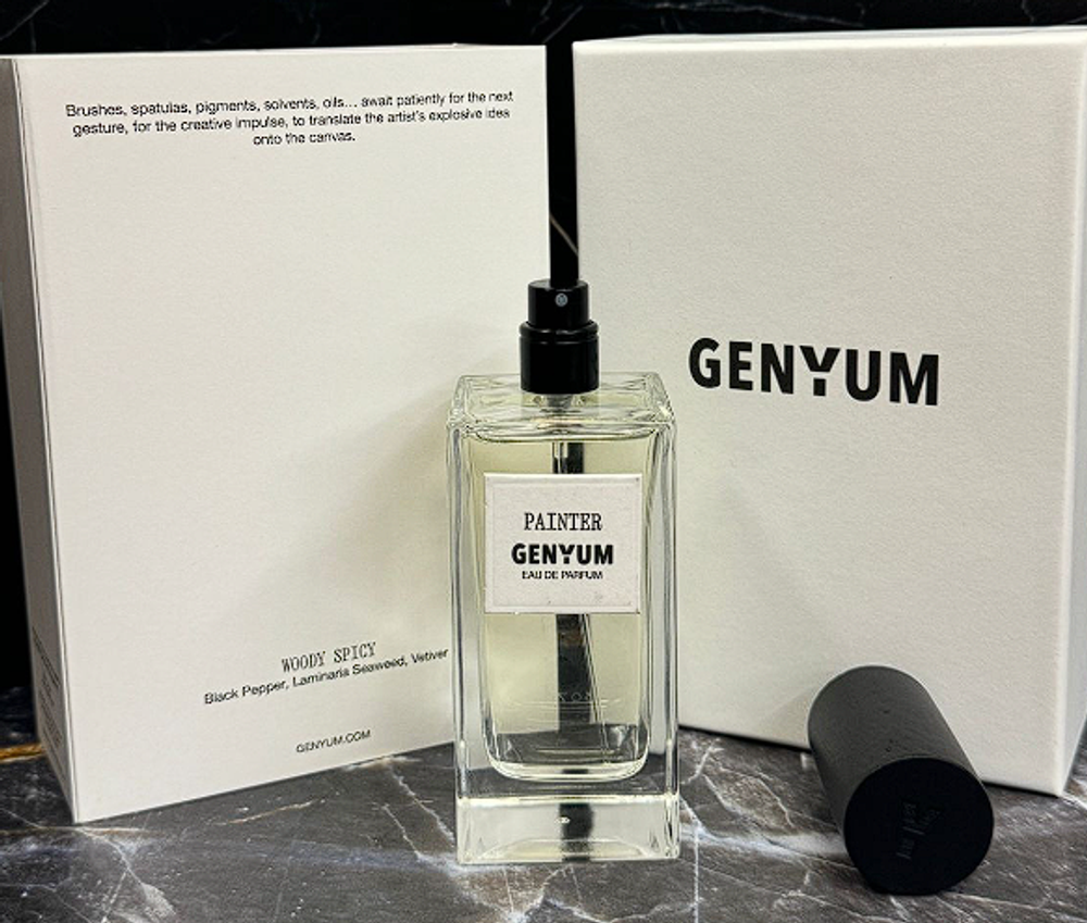 GENYUM Painter 100 ml (Коробка парфюма без слюды, парфюм новый, распаковка для фото)