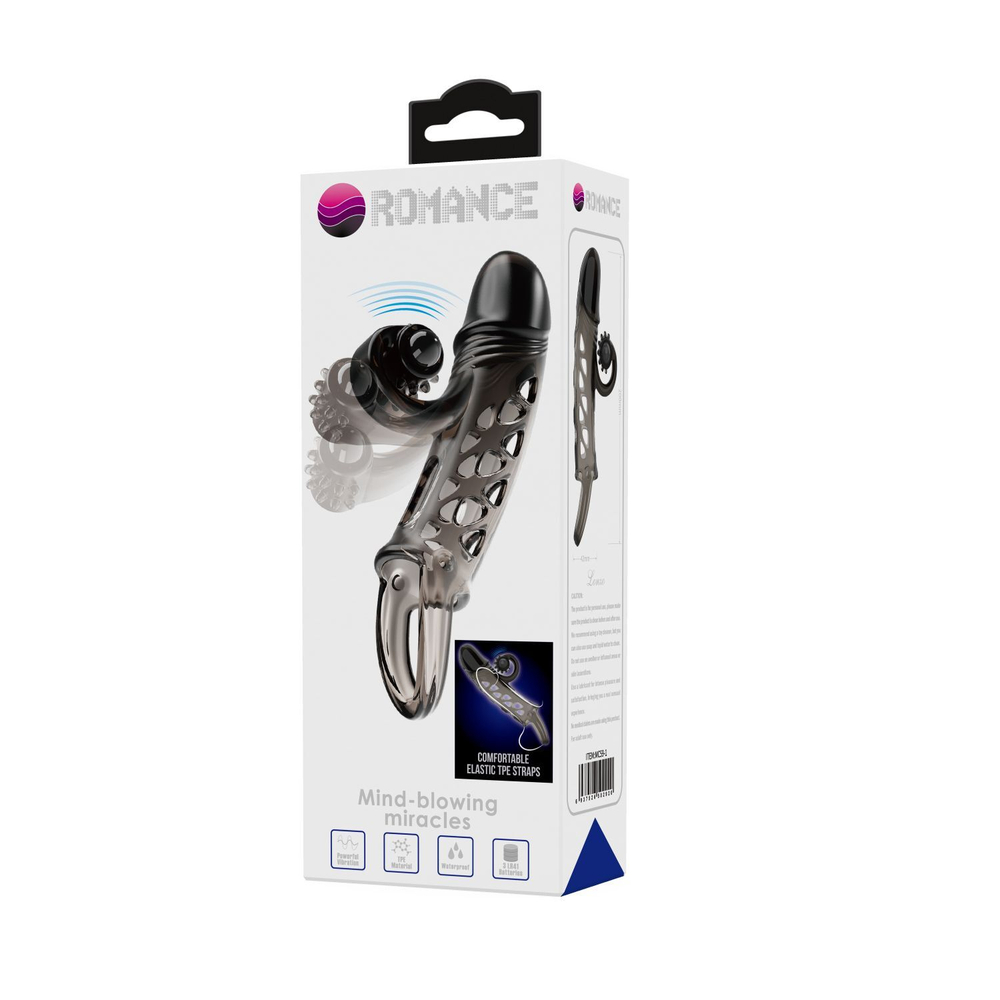 Дымчатая вибронасадка на пенис Mind-blowing Miracles (Цвет: дымчатый)