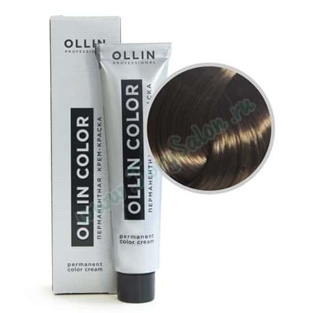 Крем краска для волос перманентная Ollin Color «Темно-русый коричнево-пепельный» 6/71