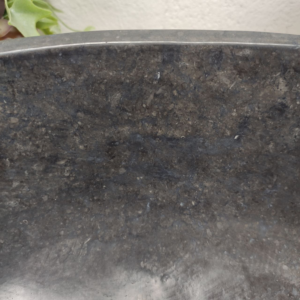 Раковина из мрамора Oval Black Tin Lip MO-61369 52*38*14
