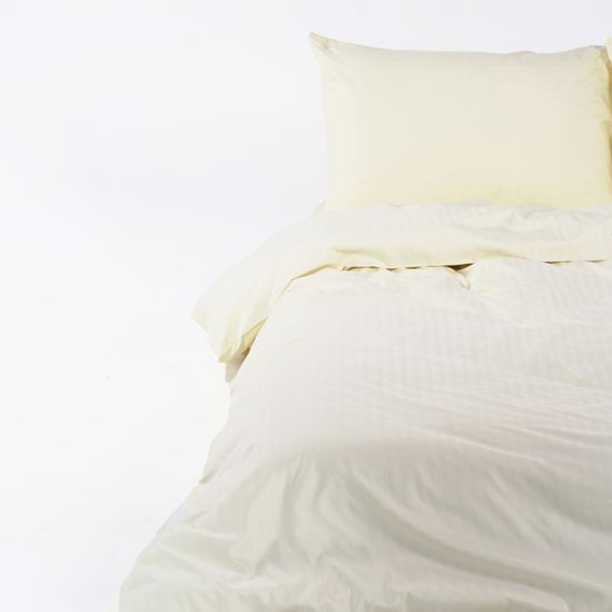 Простыня на резинке Ivory, 140x200х30, страйп полисатин HOMY