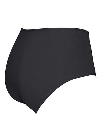 Трусики-слип с высокой линией талии Belle Cotton (Размер: M) (Цвет: черный)
