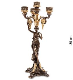 Veronese WS-690/ 2 Канделябр в древнеримском стиле «Девушка»