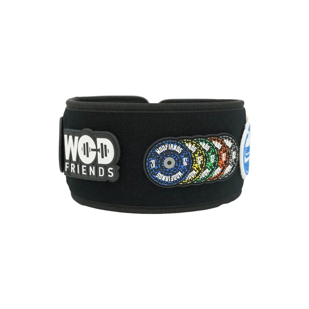 Пояс тяжелоатлетический WOD Friends Lifting Belt (Черный)