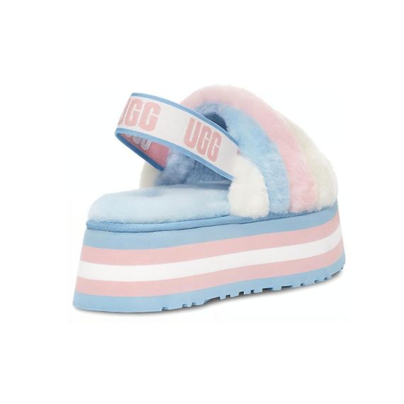 Ugg Disco Stripe Slide 'Blue Pink'