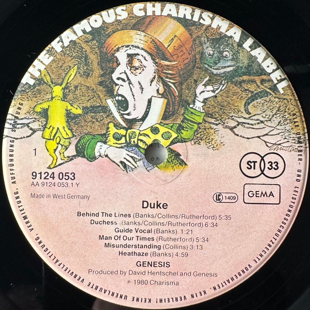 Genesis ‎– Duke (Германия 1980г.)