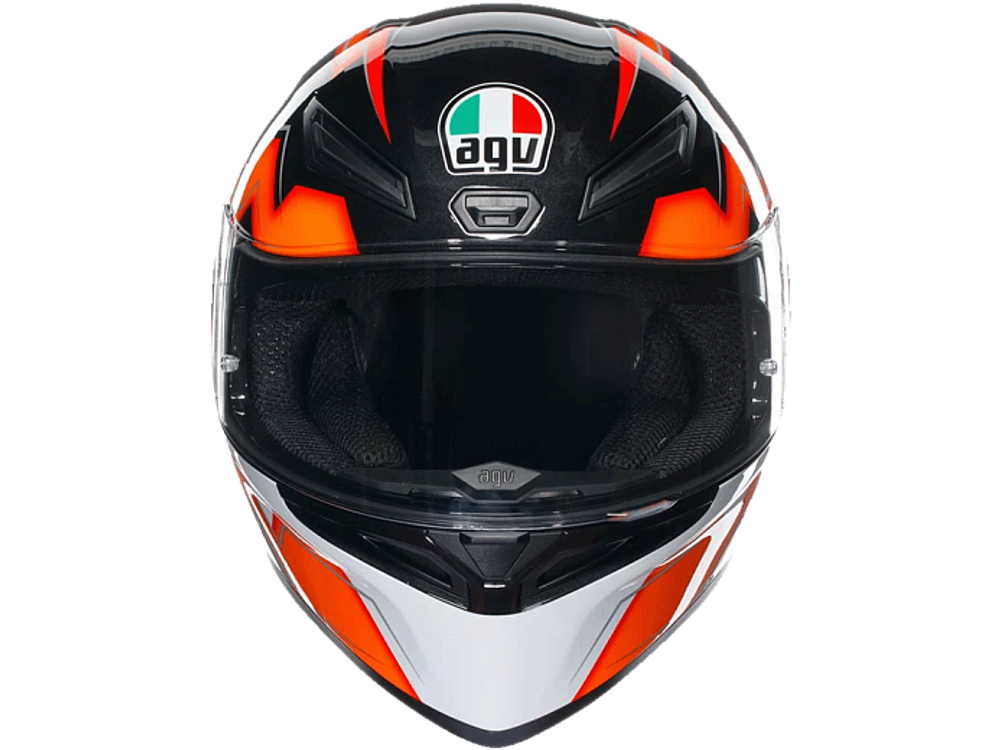 AGV K-1 ECE 2206 KRIPTON BLACK/ORANGE