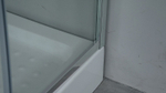 Душевой уголок Timo TL 100x100 TL-1101R профиль Хром стекло прозрачное с рисунком