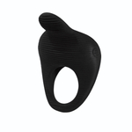 Чёрное эрекционное виброкольцо Thimble (Цвет: черный)
