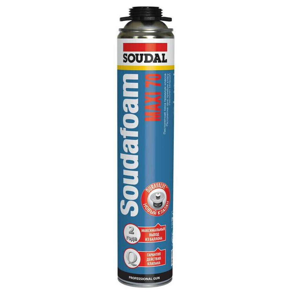 Пена монтажная Soudal Soudafoam Maxi 70 пистолетная зимняя 870 мл