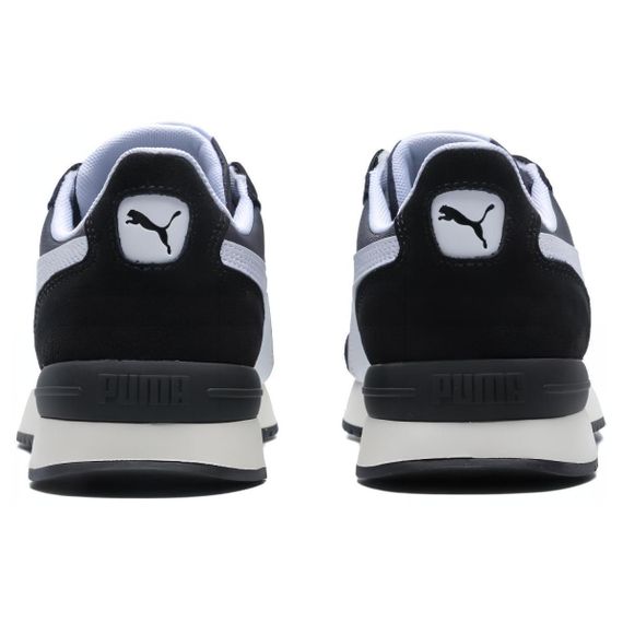 PUMA R78 Metallic Повседневная обувь Низкий топ Черно-белая панда Унисекс
