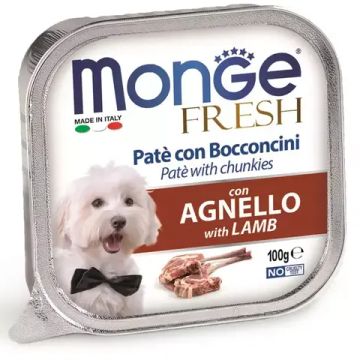 Monge Dog fresh влажный корм для собак с ягненком 100 гр