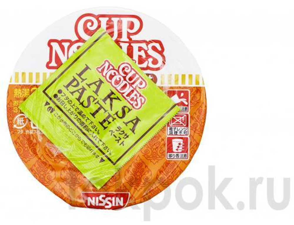 Лапша с соусом "Лакса" Nissin Cup Noodle Laksa, 81 гр