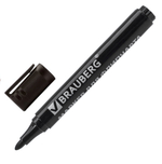 Маркер для бумажного флипчарта,2,5мм черный НЕПРОПИТЫВАЮЩИЙ (BRAUBERG)