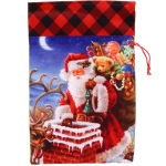 Мешок подарочный «Доставка подарков» 21*32 см