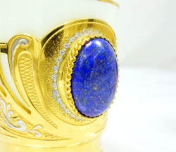 Кофейная пара подарочная с лузуритом