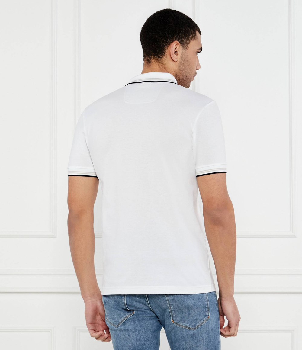 Поло Paul BOSS GREEN - белый(50506193)