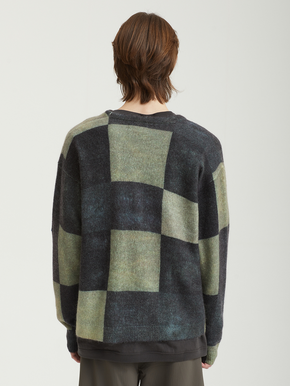 Мужской Кардиган Mohair - Checkers