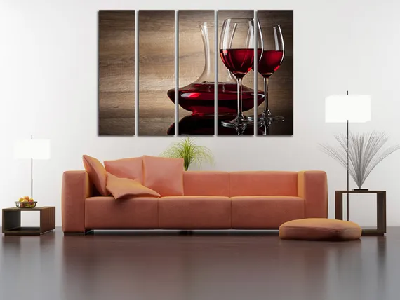Модульная картина "Бокал"