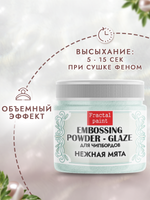 Пудра-глазурь для чипбордов «Нежная мята»