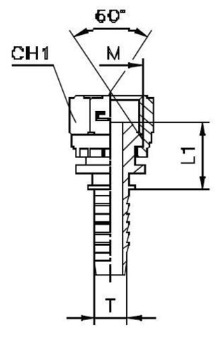Фитинг DN 10 DKM (Г) 16x1.5