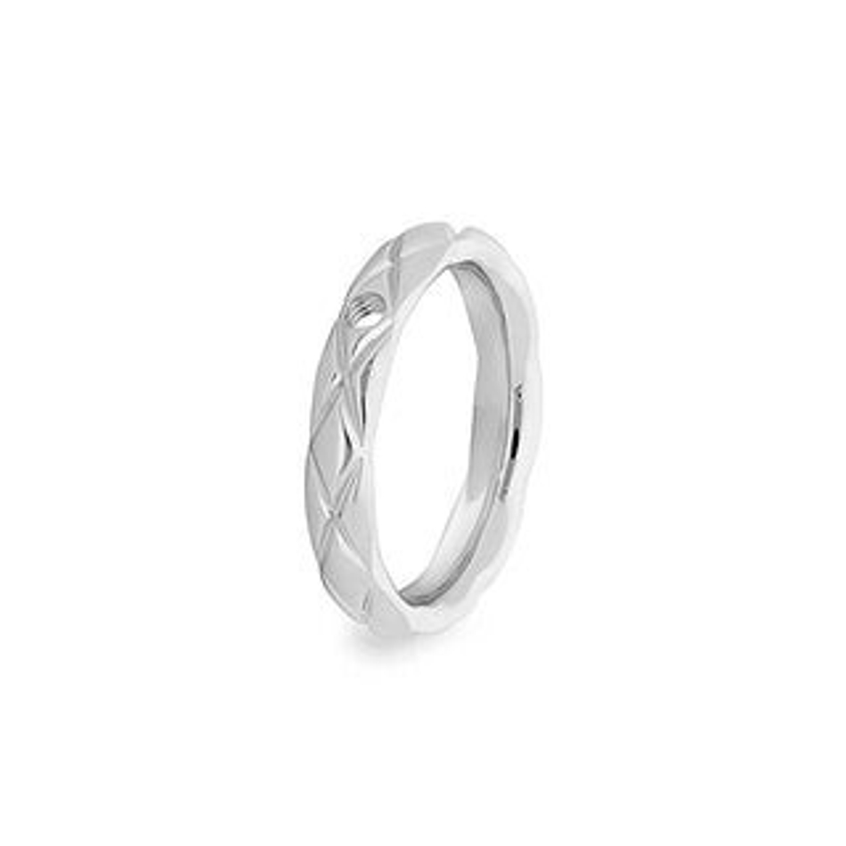 Кольцо - База Qudo Aversa Silver 17.2 мм 616260 S