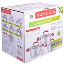Набор кастрюль Mayer&amp;Boch 28811 6 пр.