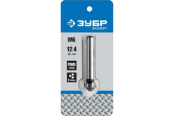 Конусный зенкер для раззенковки ЗУБР 12.4x56 мм, М6 29730-6