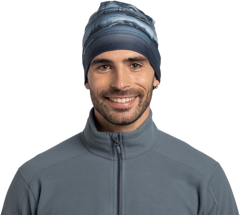 Шапка двухсторонняя Buff Ecostretch Oser Blue Фото 3