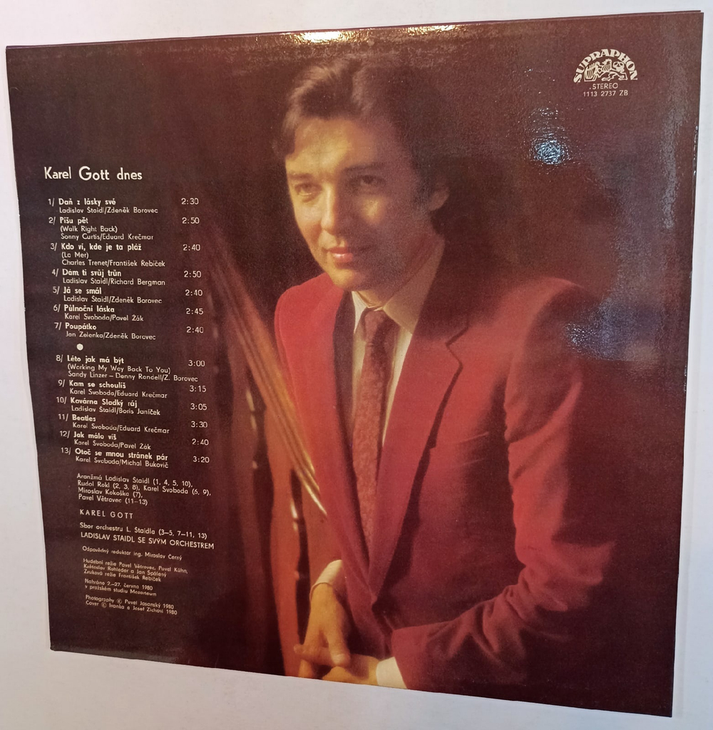 Karel Gott Karel Gott Dnes (Czechoslovakia 1980)