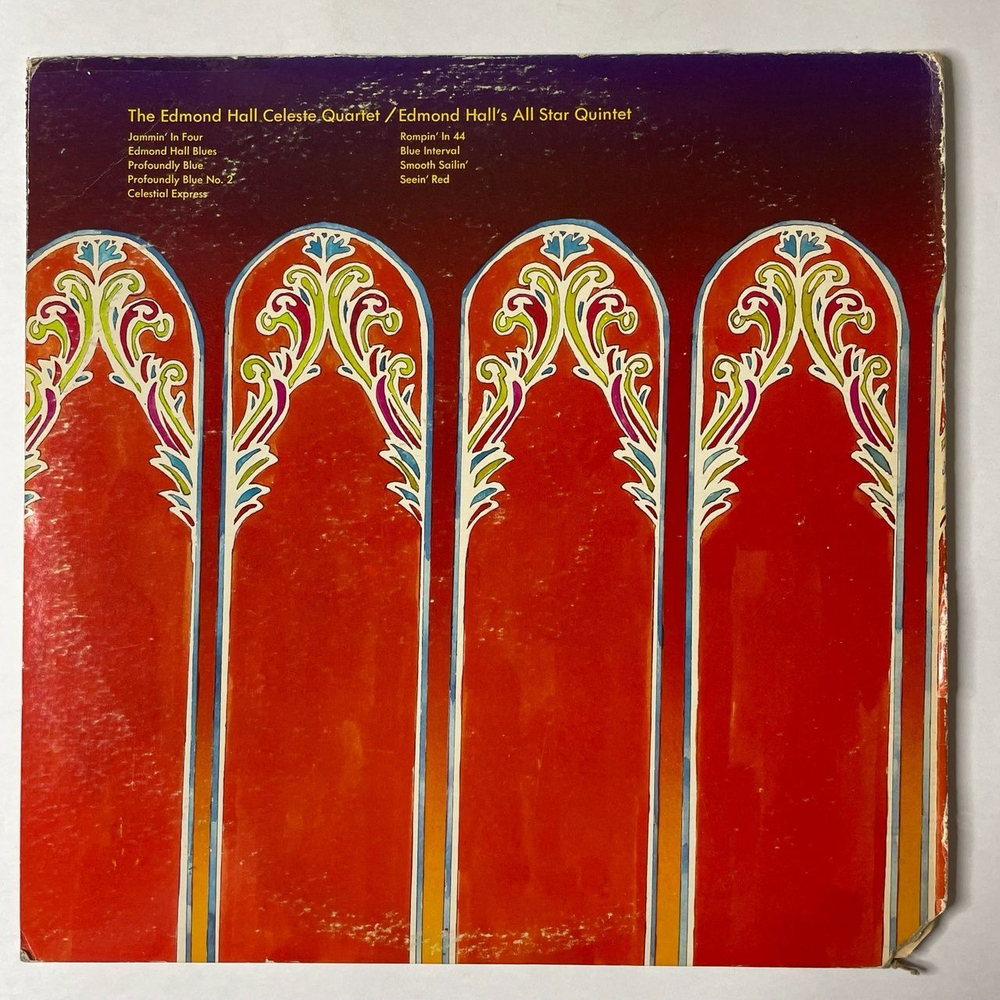 Винтажная виниловая пластинка LP Edmond Hall Celestial Express (USA 1969) (Blue Note) Джаз 30-40ых годов