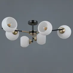 IL0469-6CSQ-24 BK AB LIBRA светильник потолочный