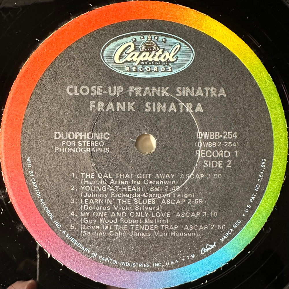 Frank Sinatra ‎– Close-Up 2LP (США 1969г.)