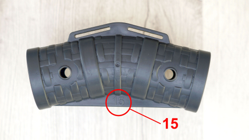 Т-образный соединитель - тройник P05445 BestWay с маркировкой "15", запчасть для круглых каркасного бассейна 457 на 122 см. Steel Pro Max Bestway