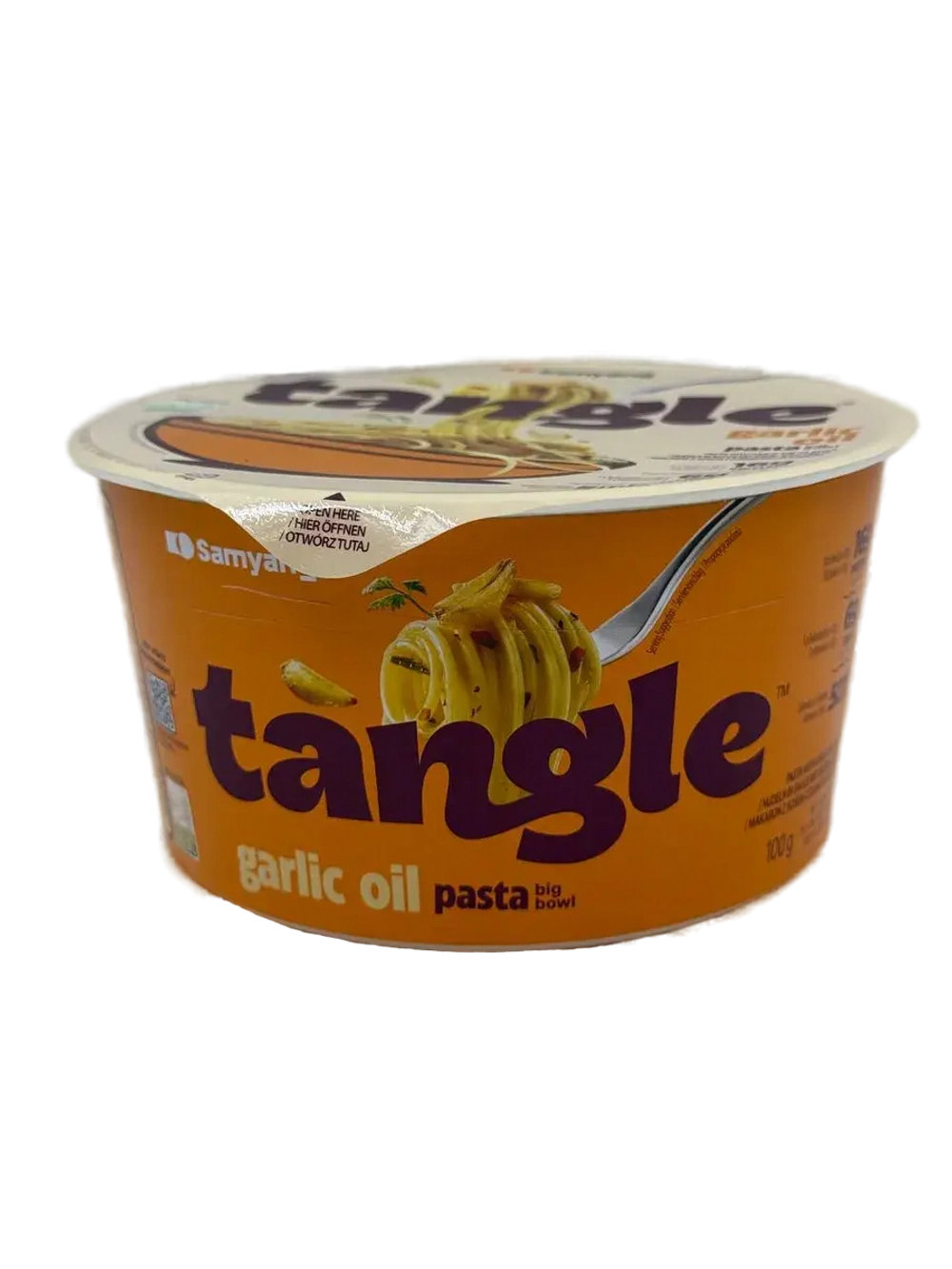 Паста Фетучини в чесночном масле Samyang Tangle