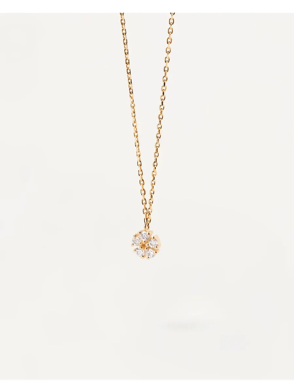 Колье Daisy серебро 925 пробы покрытое золотом