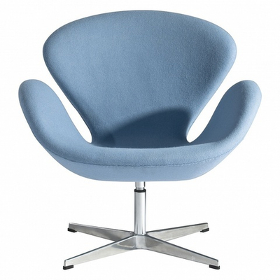 Вращающееся кресло Swan текстиль