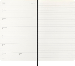Еженедельник Moleskine Precious & Ethical Mamba (DSPRETB12WN3) 13х21см обложка экокожа, черный в подарочной коробке