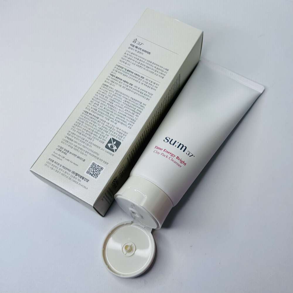 Маска-пенка SU:M 37 Time Energy Bright Clay Pack Cleanser 150 мл
