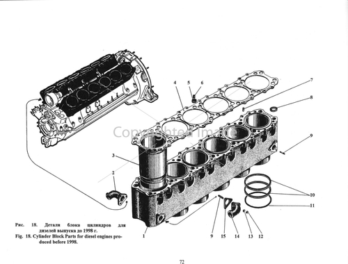 Втулка цилиндра С1 (стальная) 503-07-2