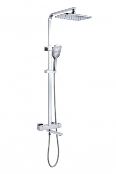 393561 Душевая система с термостатом КВАД. (хром) ViEiR (5/1шт)