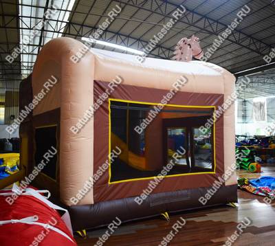 Коммерческий надувной батут "Чемпион", 5*5*4,5 м.