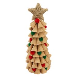 Декор новогодний Classics из джута и гофрированного картона из коллекции New Year Essential, 41,5 см