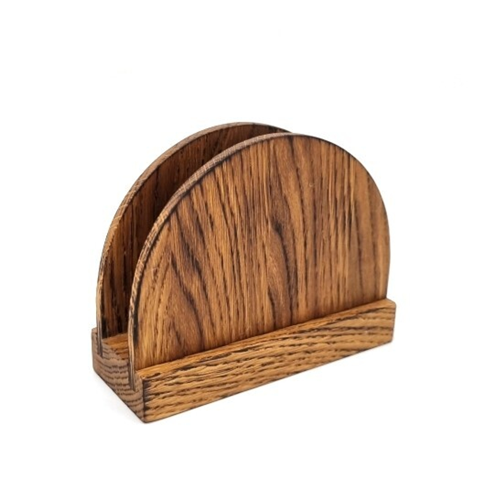 Салфетница, дуб обжиг;H=100,L=130,B=50мм.