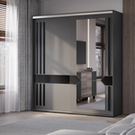 Шкаф-купе Крафт-9 Графит