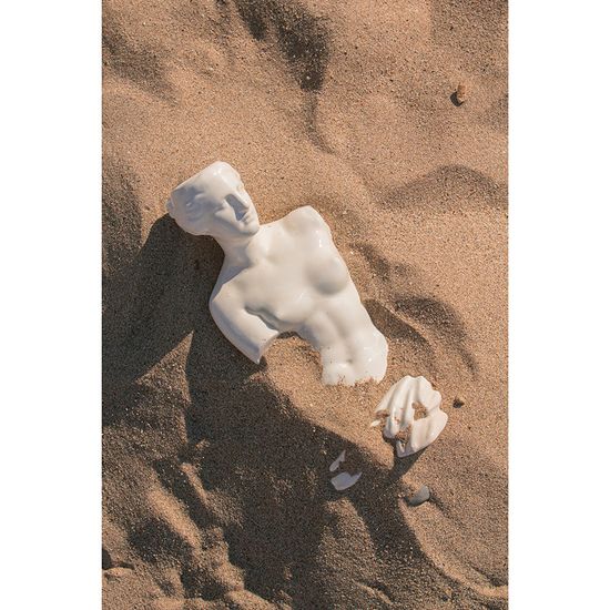 Ваза для цветов venus, 31 см, белая